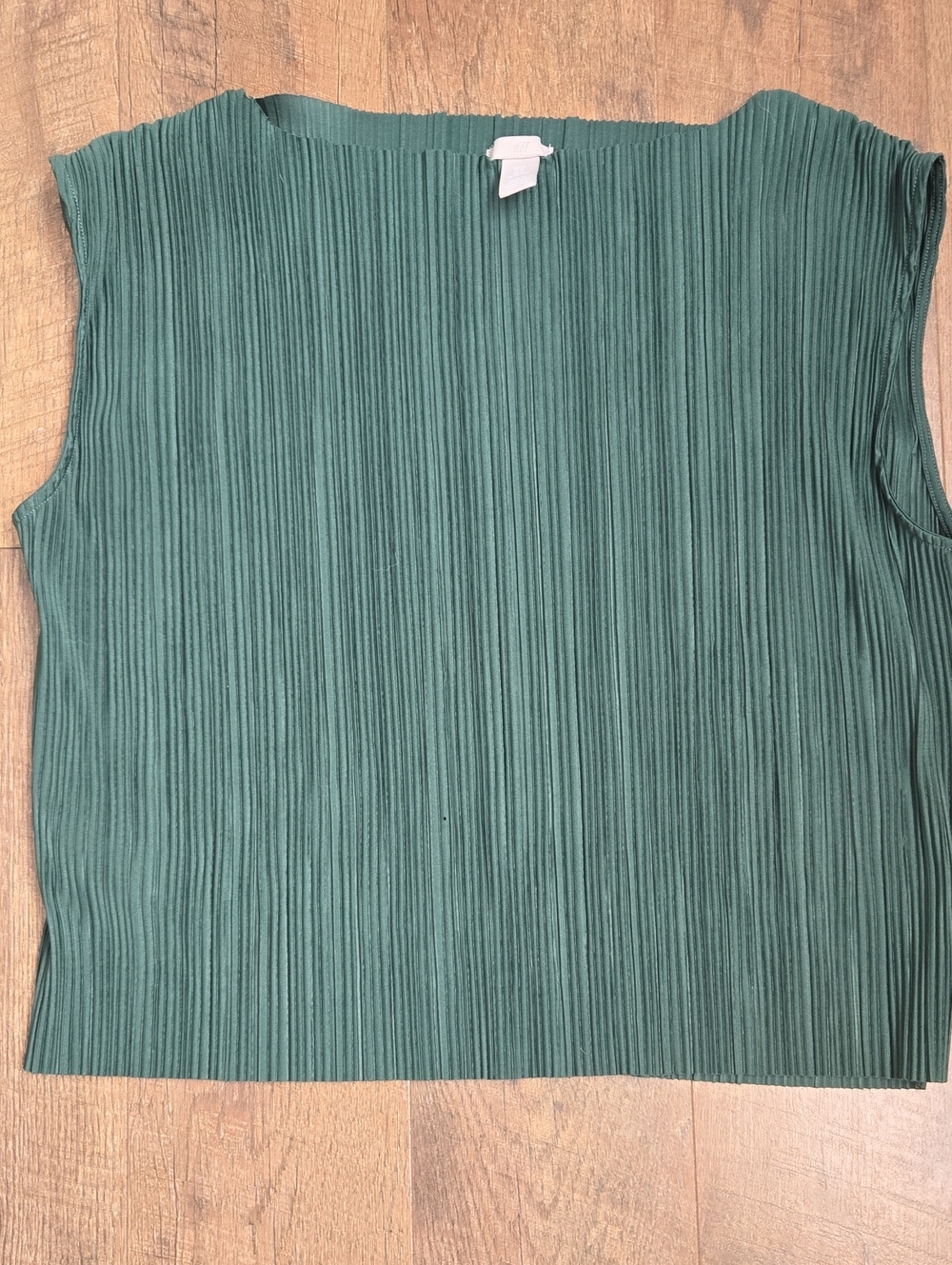 H&M Ribbed Sleeveless Tank in Teal